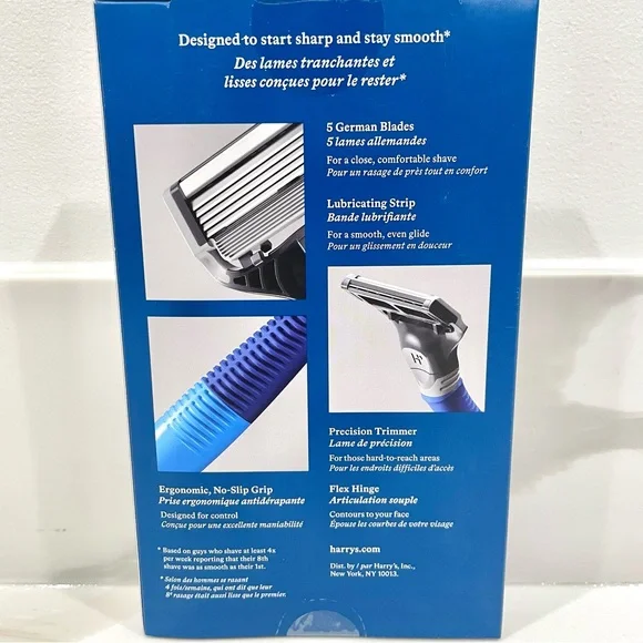 🔵3/$25 NEW Harry’s 5 Blade Razor - Picture 2 of 2